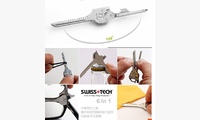 Ключ-брелок многофункциональный (нож, открывалка, пилка, отвертка в шлиц и крест и т.д.)
