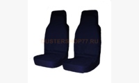 Комплект грязезащитных чехлов на передние сиденья (2 шт., синий, пл. 210, мешок для хранения)